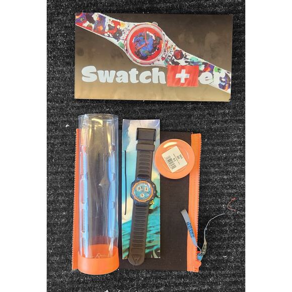 Swatch watch TRACKING SBN400PACK 1998 Worldwide Packagings New old stock - Picture 14 of 14